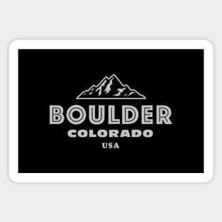 Boulder Colorado Mountains Sticker